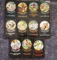 Tarzan sorozat 11 db regény egy csomagban