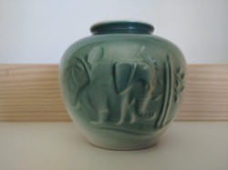Drasche Kolibri art deco elefántos váza