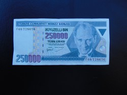 250000 lira 1970 Törökország