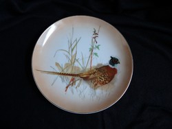Fácán dekoros porcelán tányér 19 cm