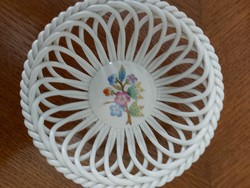 Victoria patterned Herend wicker basket