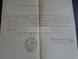 ZA314.10   Régi irat  Schuster - Nagyszeben  - Hreisemnau  -Paulinyi Vilmos  1870 Pest 
