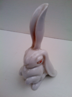 Old marked Herend porcelain rabbit