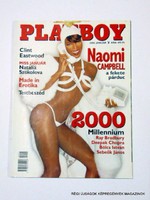 2000 1  /  Magazin / 2000 Millennium Címlap:  Naomi Campbell  /  PLAYBOY  /  Ssz.:  8359