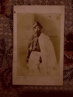 Türr István 1848-as hős, olasz királyi altábornagy, ritka fiatalkori CDV képe, kitűnő állapotban ela