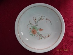 Alföldi porcelain deep plate, with a peach blossom/green pattern. He has!