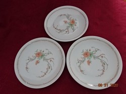 Alföldi porcelain cake plate with peach blossom/green pattern. He has!