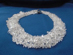 100% Natural Clear Rhinestone Necklace Colier Serious Carat 805 ct 161 Grams
