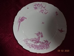 Haas & czjzek Czechoslovak porcelain, antique round meat bowl, diameter 31 cm. He has!