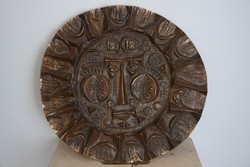 Kopcsányi Ottó ötvös által készített bronz fali dísz