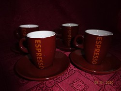 German porcelain coffee cup + saucer. La villa collection. Four in one for sale. He has!