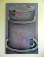 József Szurcsik - observer / 2006 / 120x75cm / oil / acrylic / canvas