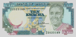 Zambia 10 Kwacha 2006 UNC