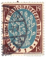 Német Birodalmi emlék bélyeg 1919
