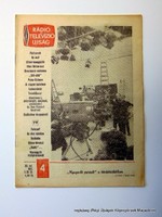 1967 1 23  /    ,,nyugodt percek" a tévéstúdióban    /  RÁDIÓ és TELEVÍZIÓ ÚJSÁG  /  Ssz.:  15073