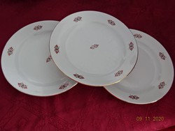 Zsolnay porcelain plate with red/grey pattern. He has!