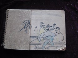 Notebook of sketches from the early 60s