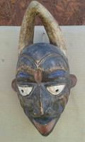 Antique African mask Yoruba ethnic group Nigeria African mask 3396