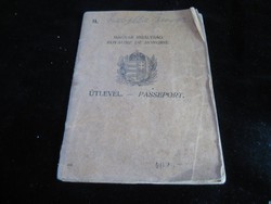 Útlevél  , Magyar  Királyság  1928