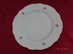 Zsolnay porcelain, antique, flat plate with shield seal. He has!