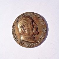 Beck Ötvös Fülöp 1920, bronz emlékérem
