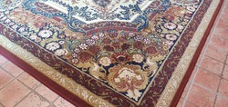 k007 gyönyörű artdeco france mintás gyapjú perzsa szőnyeg 350x250cm
