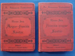 Ujváry Béla: Hungarian - French and French - Hungarian Dictionary (Atheneum 1903)