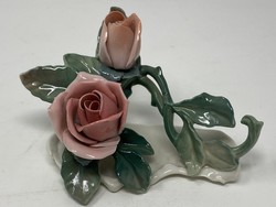 Karl Ens Volstedt porcelán rózsa- sérült