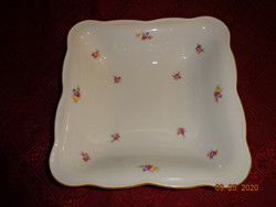 Kpm German porcelain rectangular side dish. Size 21 x 21 x 5.5 cm. He has!