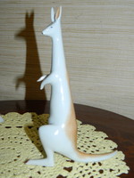 Kőbányai Porcelángyár art deco kengurú.