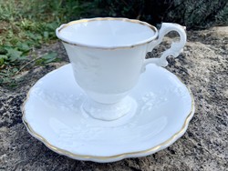 19. századi antik angol Copeland & Garrett bone china csésze és alj