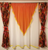 Curtain set sewn ready with special drapery