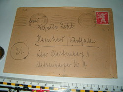 1945 ös Berlin Charlottenburg szovjet megszállásí zóna levél csinos orosz macis bélyeggel KIÁRUSÍTÁS