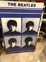 Eredeti, régi Beatles plakát, fára kasírozva, 78 x 58 cm-es.