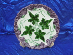 Antik Körmöcbányai majolika fali tányér 29 cm