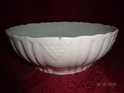 Zsolnay porcelain, antique, side dish with shield seal, diameter 24.5 cm. He has!