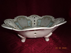 Yugoslav porcelain, centerpiece with an openwork pattern, diameter 29.5 cm. He has!