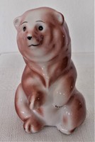 Ritka, orosz porcelán medve/ mackó figura