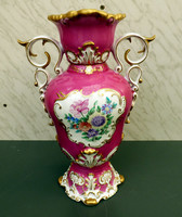 Barokk Hollóházi váza gyönyörű darab