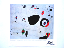 Joan Miro nagyszerű litográfiája