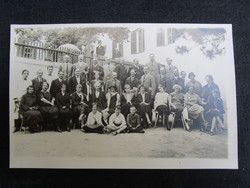 1926 Balatonfüred marked photo photography Balaton group photo leading company