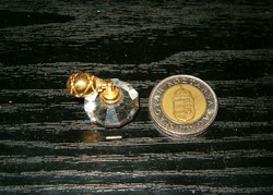 aranyozott üveg mini parfüm külnis üveg csinos dekor művészi ajándéktárgy 1 forintról jó licitálást