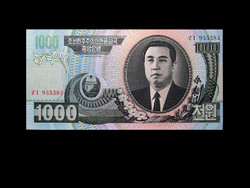 UNC - 1000 WON - ÉSZAK-KÓREA - 2006