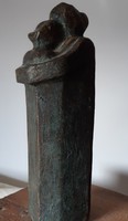 Till Aran: Búcsú Maritól, bronz szobor, 1964