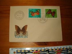 FDC 1964 lepkék . bélyegnap első napi boriték levél KIÁRUSÍTÁS