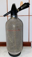 Retro metal mesh mesh soda siphon with all accessories