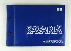 1C095 Savaria prégelt lágy PVC fólia szín és minta katalógus