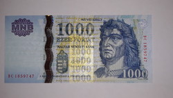 1000.-Ft bankjegy UNC