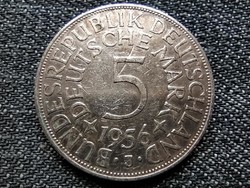 Németország NSZK (1949-1990) .625 ezüst 5 Márka 1956 J (id22972)