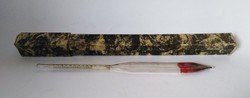 Large Glass Spirit Level, in Case, 1950s